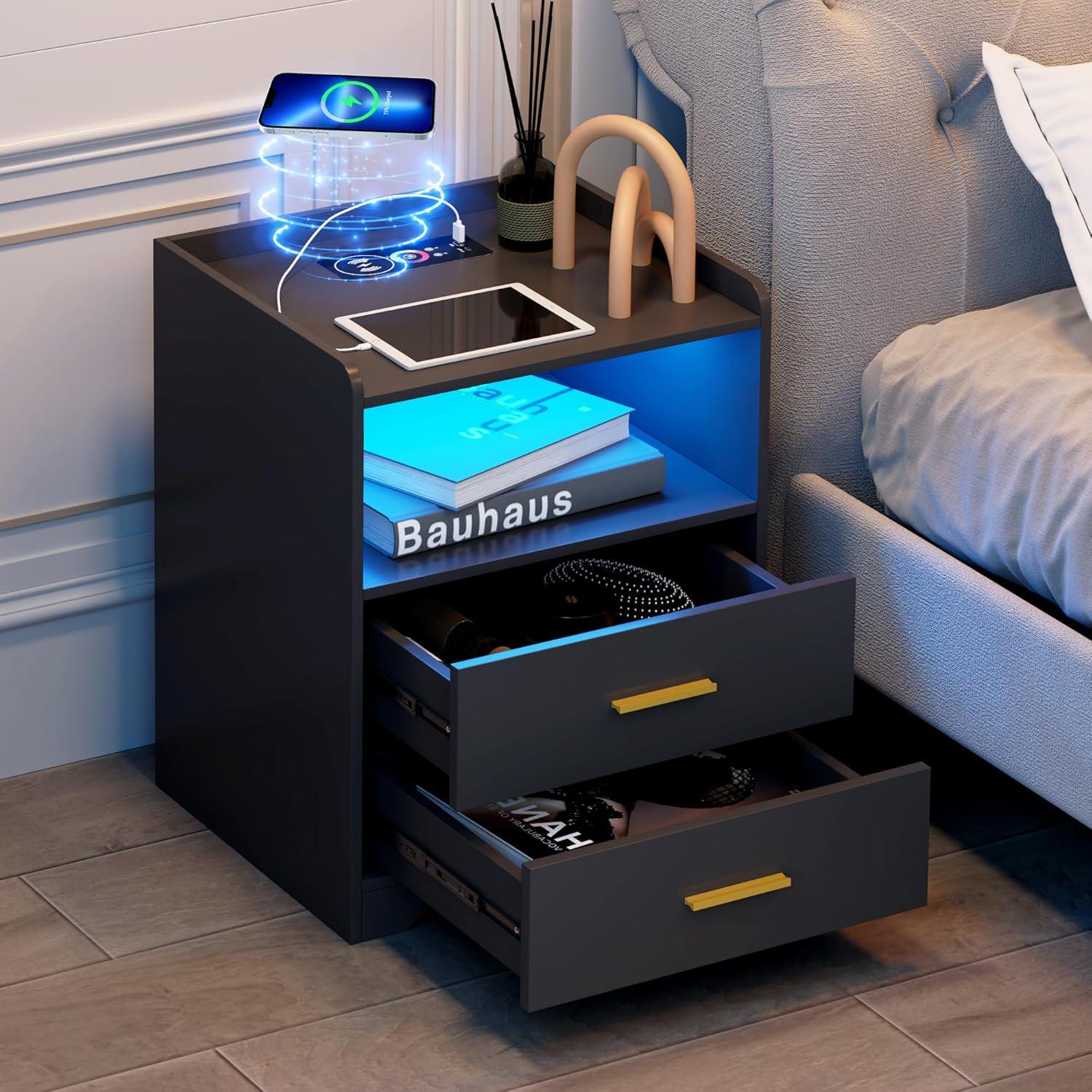 How We Brightened Our Bedroom with dnbss LED Nightstand