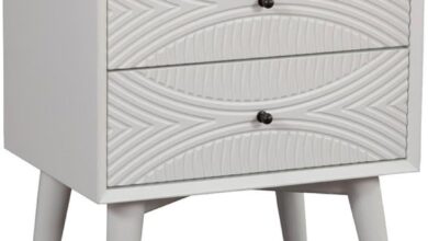 Why We Love the Alpine Tranquility Nightstand: Stylish & Sturdy Storage