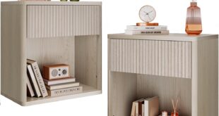 Our Honest Take on WLIVE’s Stylish Mid-Century Nightstand Set
