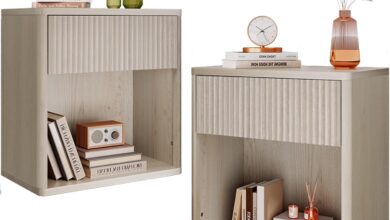 Our Honest Take on WLIVE’s Stylish Mid-Century Nightstand Set