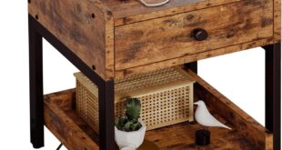 Why We Love the LIKIMIO Nightstand with Built-In Charging Station