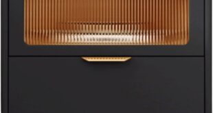 Why We Love This Sleek Leather-Wrapped Nightstand for Our Room