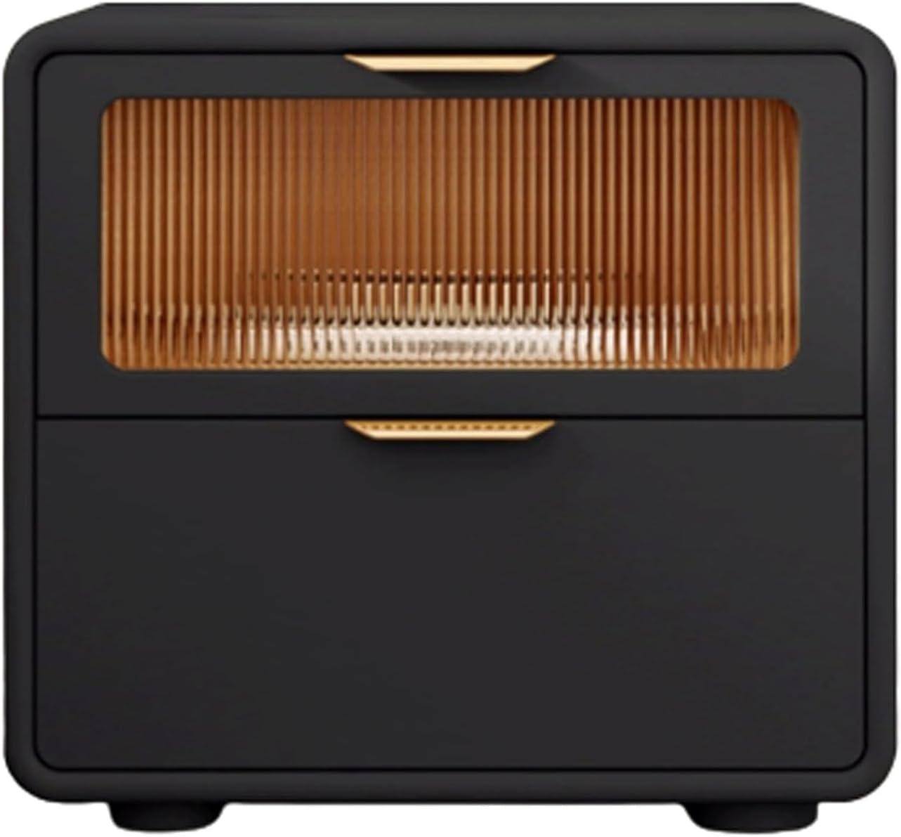 Why We Love This Sleek Leather-Wrapped Nightstand for Our Room