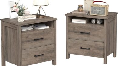 Why We Love Our Rustic Farmhouse Nightstand Set: Practical & Stylish