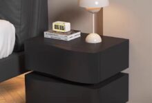 Our Honest Take: Stylish Leather-Wrapped Nightstand with Storage