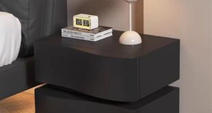 Our Honest Take: Stylish Leather-Wrapped Nightstand with Storage