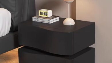 Our Honest Take: Stylish Leather-Wrapped Nightstand with Storage