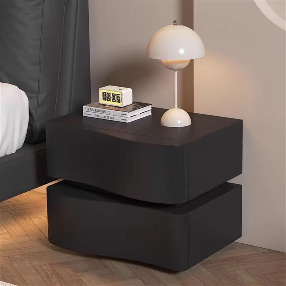 Our Honest Take: Stylish Leather-Wrapped Nightstand with Storage