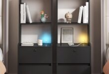 Our Take on Modern Nightstands with USB Charging & Night Light