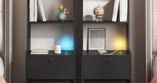 Our Take on Modern Nightstands with USB Charging & Night Light