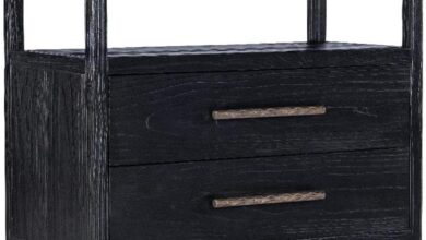 Why We Love the Linville Falls Shou Sugi Ban Nightstand Style
