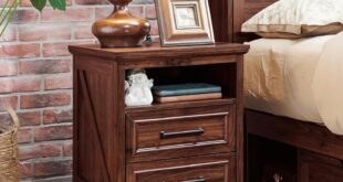 Our Take on the ACCOHOHO Farmhouse Nightstand with Charging Hub