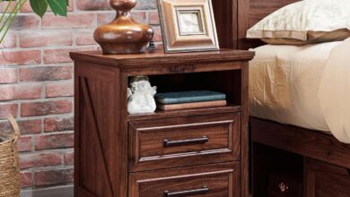 Our Take on the ACCOHOHO Farmhouse Nightstand with Charging Hub