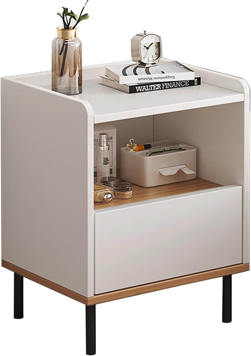 How We Found Elegance and Function in This Modern White Nightstand