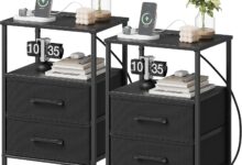 Our Take on TRIFEBLE Nightstands: Stylish, Small, and Charging-Ready