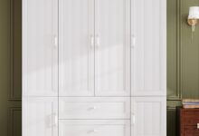 Why We Think the Nesbsakte Ivory White Wardrobe Works for Us