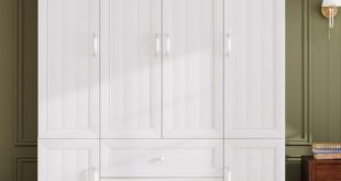 Why We Think the Nesbsakte Ivory White Wardrobe Works for Us