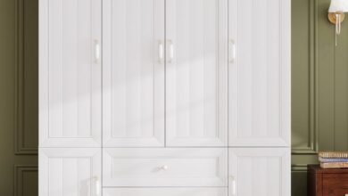 Why We Think the Nesbsakte Ivory White Wardrobe Works for Us