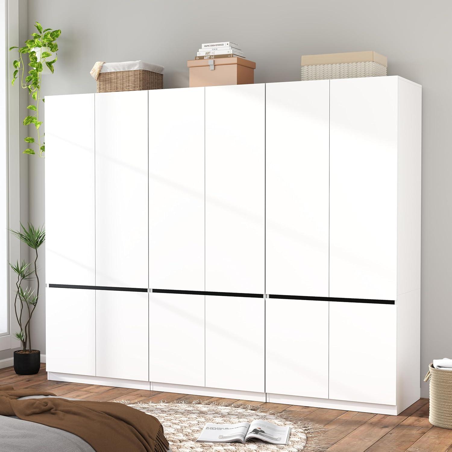 Our Take on the 75″ White Armoire Wardrobe: Space & Style Combined