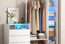 How We Organized Our Space with a Smart LED-Lit Armoire