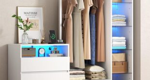 How We Organized Our Space with a Smart LED-Lit Armoire