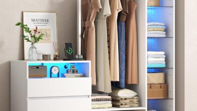 How We Organized Our Space with a Smart LED-Lit Armoire