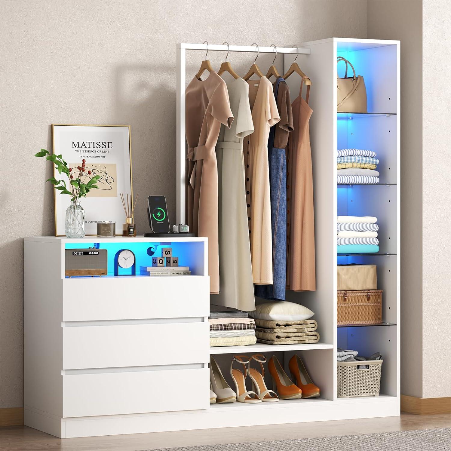 How We Organized Our Space with a Smart LED-Lit Armoire