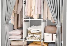 How We Organized Our Space with This Portable Closet Organizer