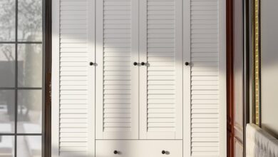 How We Organized Our Space with the ECACAD Large Wardrobe Armoire