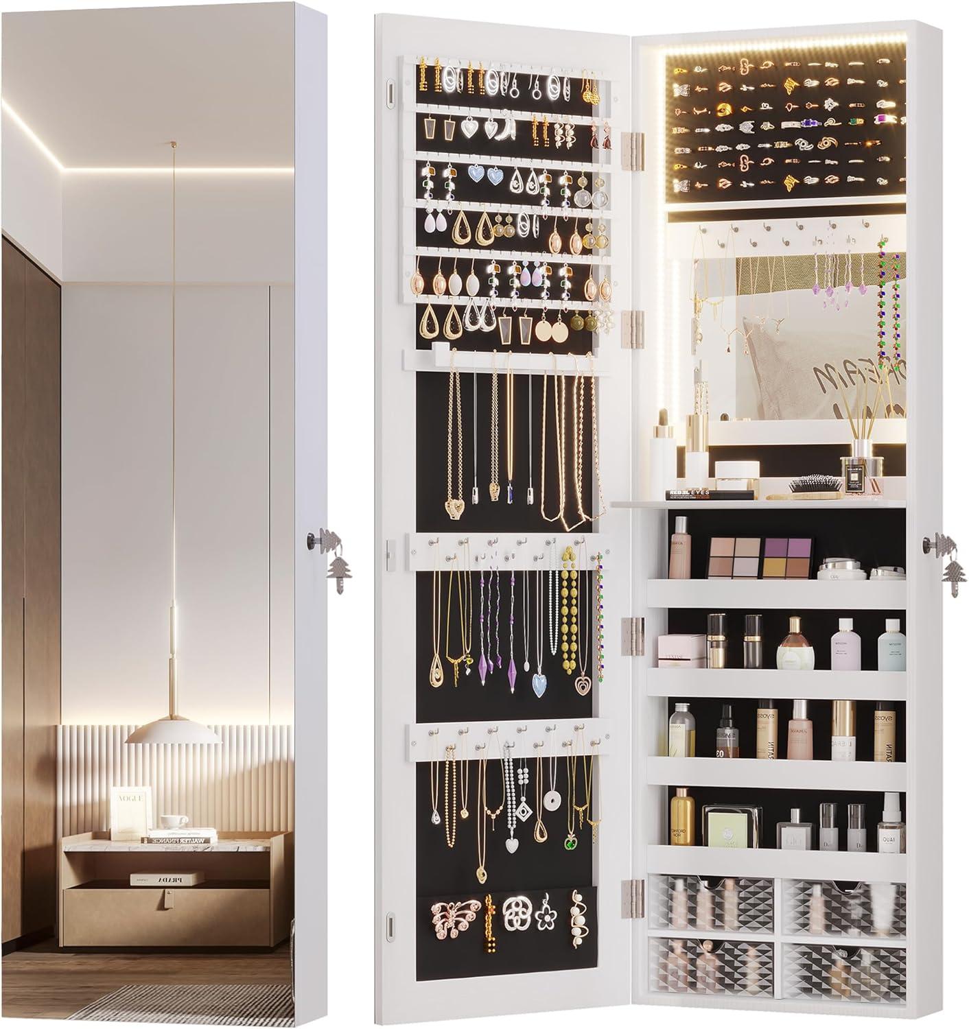 Our Honest Take on the Vlsrka LED Jewelry Mirror Cabinet Review