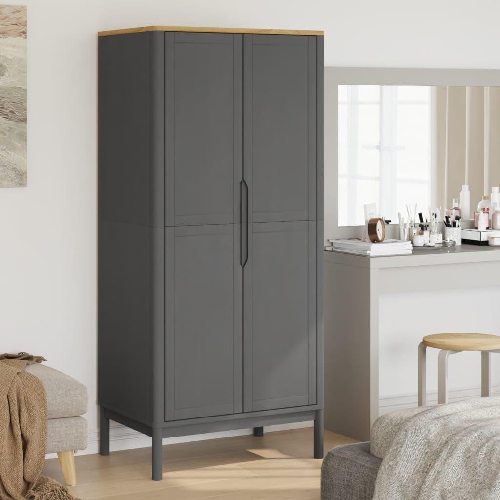 Our Honest Take: The Sturdy & Stylish Floro Gray Pine Wardrobe