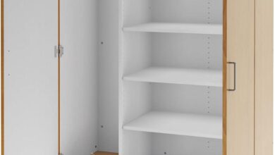 How We Organize with the 67″ Mobile Closet Organizer