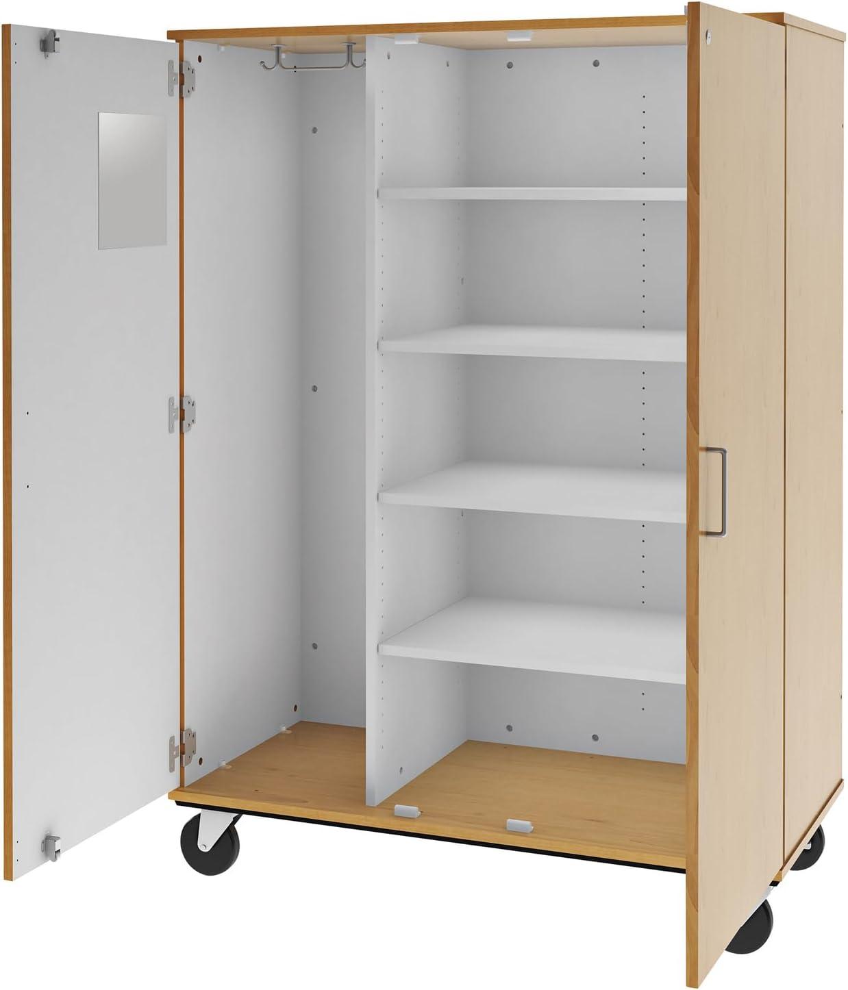How We Organize with the 67″ Mobile Closet Organizer