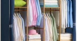 How We Transformed Our Space with the Blue Portable Wardrobe