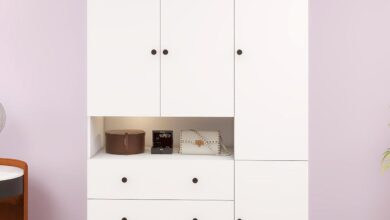 Our Honest Take on the White Wooden Armoire: Stylish Storage Solution