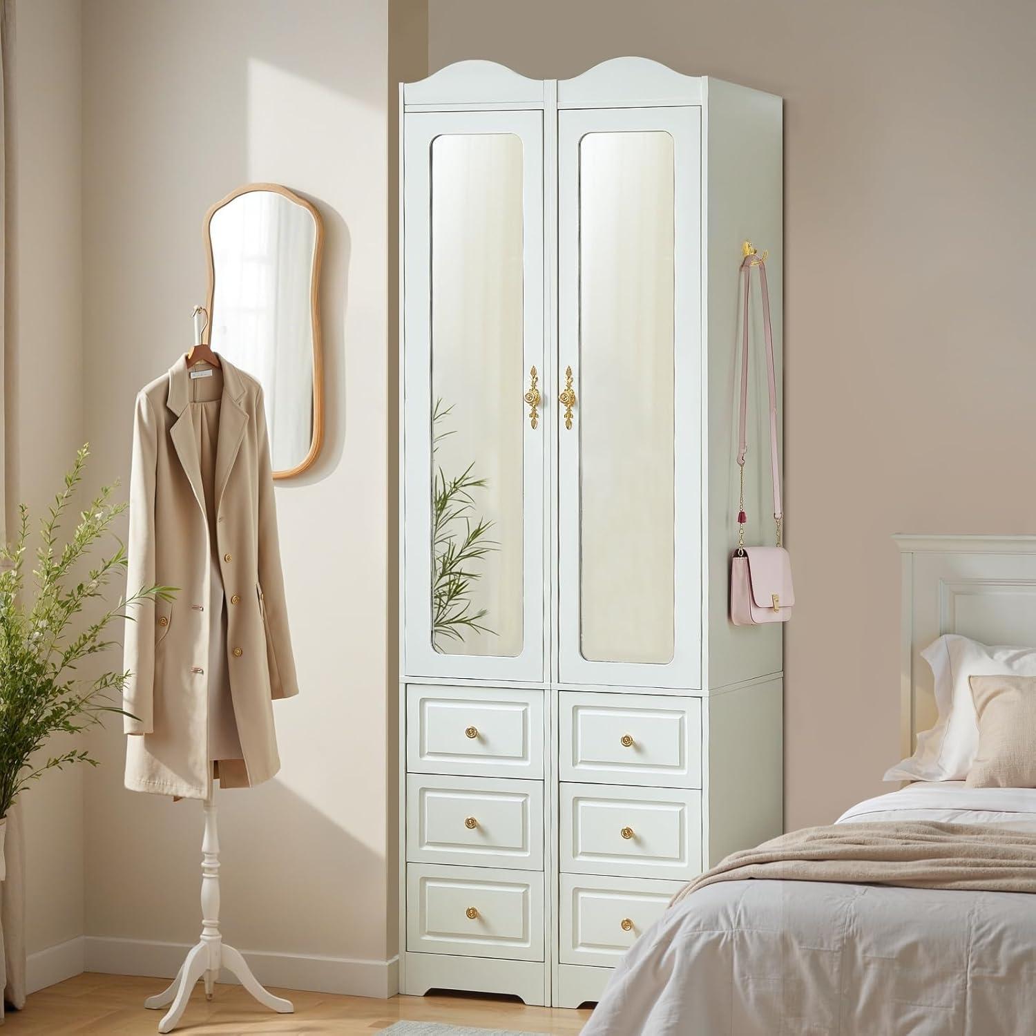 Our Honest Take on the Modern Armoire Wardrobe with Sensor Light