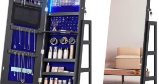 Our Review: 360° Swivel Jewelry Organizer with Mirror & Lights