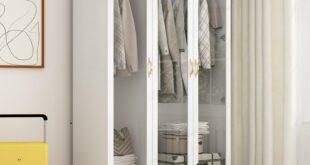 Our Take on the ECACAD 47.7″ White Wardrobe: Stylish & Spacious
