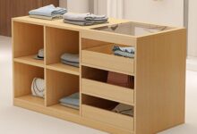 Our Take on the Modern Armoire Island: Stylish Storage & Display