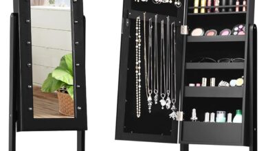Our Honest Take on the COSTWAY LED Jewelry Armoire with Mirror