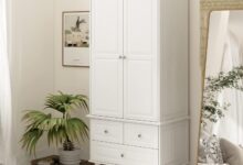 How We Organized Our Space with the ECACAD White Wardrobe