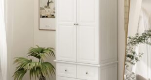 How We Organized Our Space with the ECACAD White Wardrobe