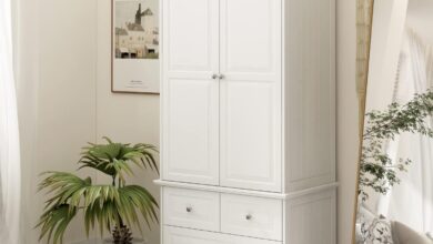 How We Organized Our Space with the ECACAD White Wardrobe