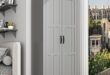 How We Made Space Work with This Gray 2-Door Wardrobe