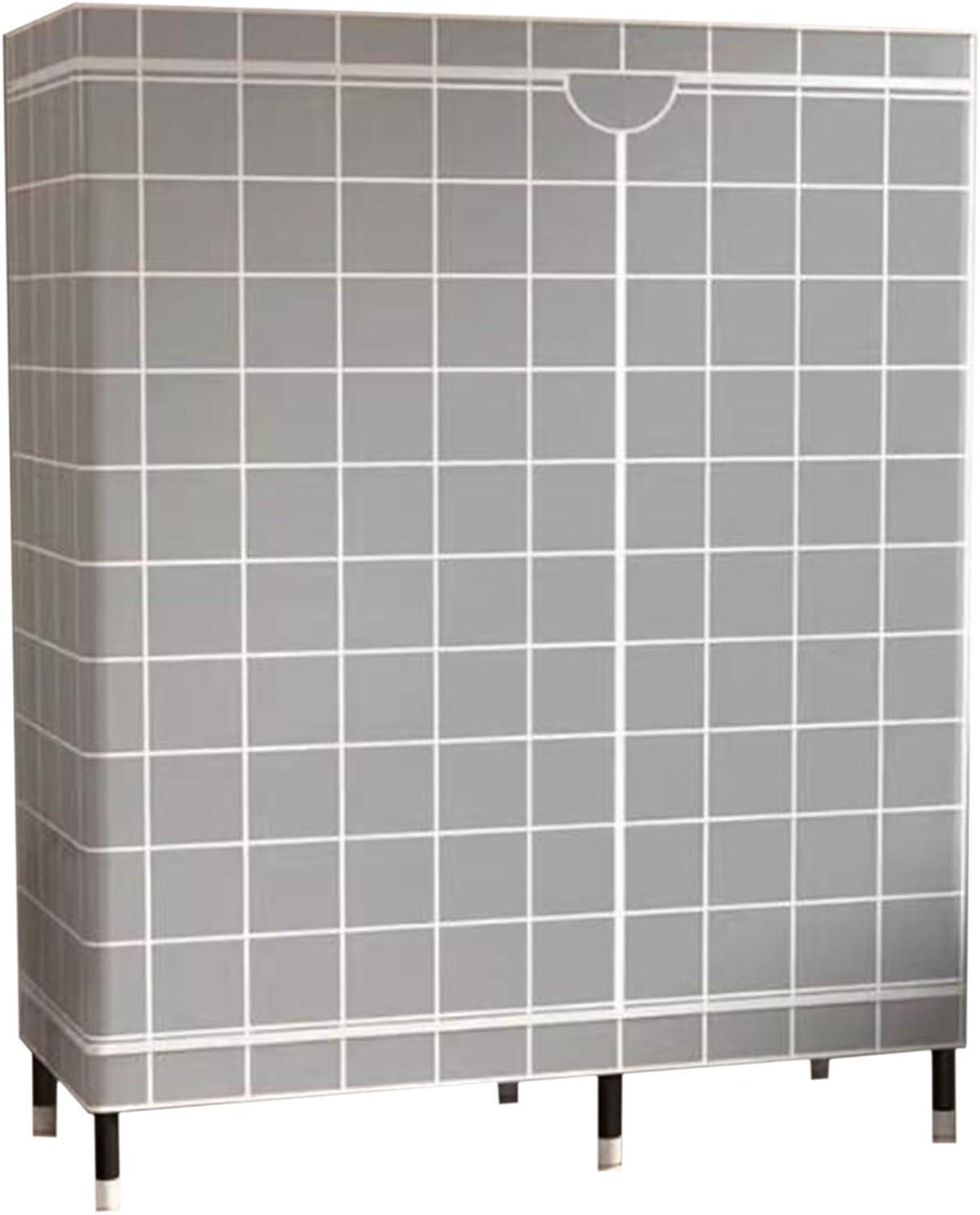 How We Organized Our Space with a Portable Steel Mesh Wardrobe