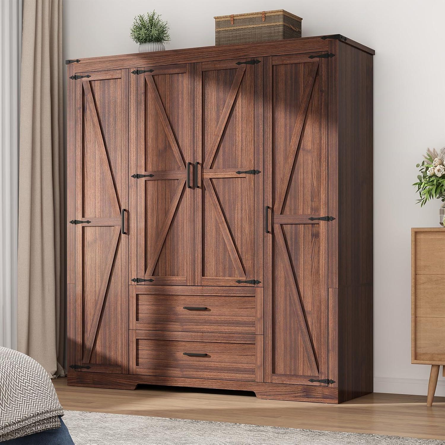 Our Take on the 4-Door Farmhouse Armoire: Looks Great, Assembly Varies
