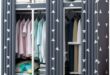 How We Organized Our Space with a Durable Portable Folding Wardrobe