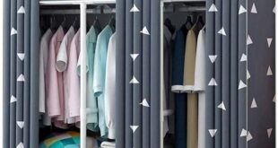 How We Organized Our Space with a Durable Portable Folding Wardrobe