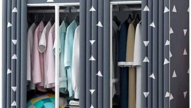 How We Organized Our Space with a Durable Portable Folding Wardrobe