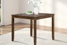 Our Thoughtful Review: Stylish 4-Person Walnut Dining Table for Any Space